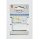 Récréatys - Assortiment 2 rubans 2x16mmx1m Fête et Uni