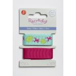 Récréatys - Assortiment 2 rubans 2x16mmx1m Grenouilles et Uni