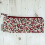Trousse Fleuri Bordeaux glamour petites fleurs 10207-0-13 petite image