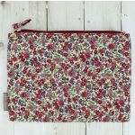 Pochette de sac Fleuri Bordeaux glamour petites fleurs 10205-0-13 image