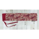 Pochon couture Fleuri Bordeaux