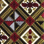 TISSU WAX 2019 N°10 HAUTE QUALITE Laize de 110cm - PRIX AU METRE