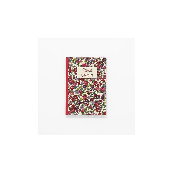 Carnet Couture Fleuri Bordeaux glamour petites fleurs 10100-0-13 petite image