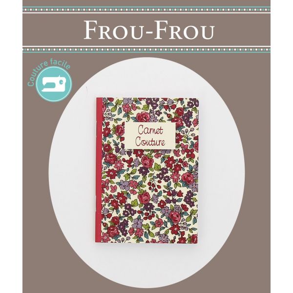 Carnet Couture Fleuri Bordeaux glamour petites fleurs 10100-0-13 image
