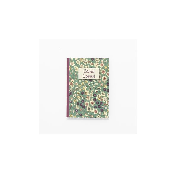 Carnet Couture Fleuri Vert Eucalyptus 10100-0-5 petite image