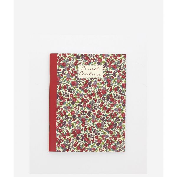 Carnet Couture Fleuri Bordeaux glamour petites fleurs 10100-1-13 image