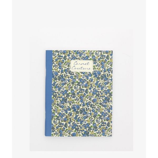 Carnet Couture Fleuri Bleu foncé 10100-1-15 image