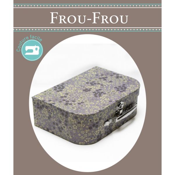 Valisette couture en carton Fleuri Myrtille 1050Z-0-6 image