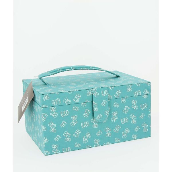 Coffret Boîte à couture I Love Couture Bobine Fleur Turquoise foncé 1055Z-0-311 image