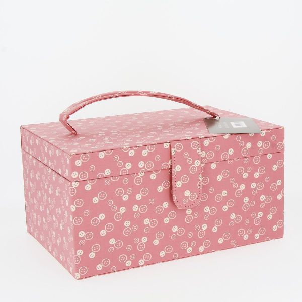 Coffret Boîte à couture I Love Couture Bouton Rose poudré 1055Z-0-419 image