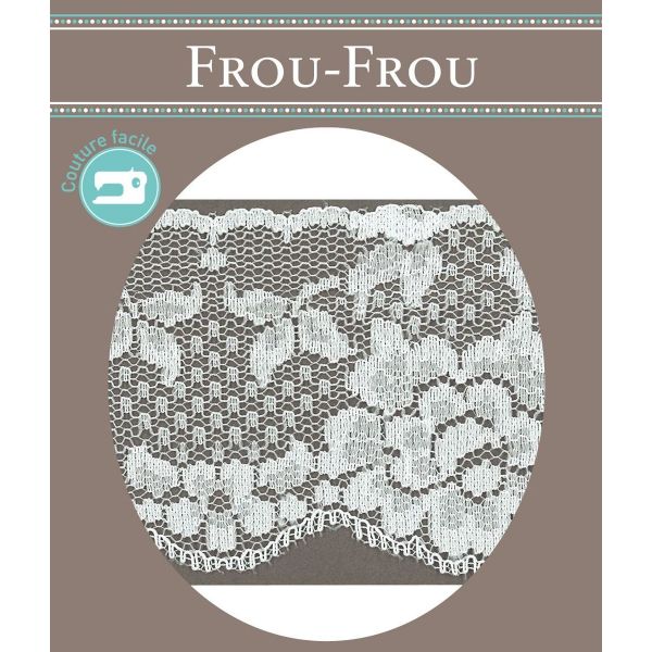 Dentelle Tulle Polyester Frou-Frou 60mm Tulle Blanc 1143-0-2 image