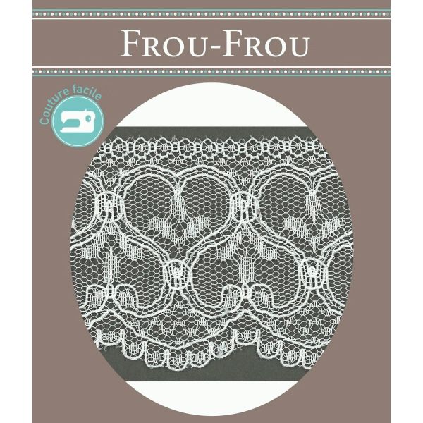 Dentelle Tulle Polyester Frou-Frou 60mm Tulle Blanc cassé 1247-60-2 image
