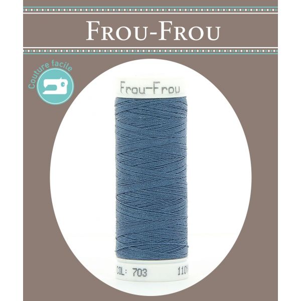 Fils Couture Frou-Frou Bleu Gris 1251-0-703 image