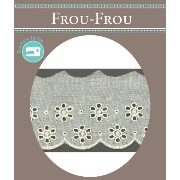Broderie anglaise Coton 55mm Frou-Frou  Coton 55mm Frou-Frou écru 1300-55-3 image