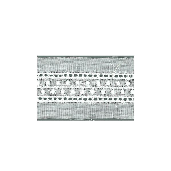 Broderie anglaise Coton 28mm Frou-Frou écru 1308-28-2 petite image