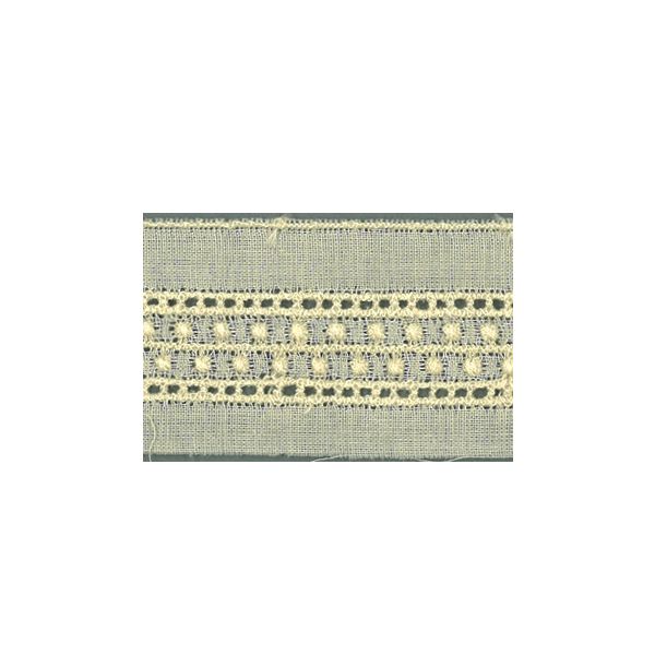Broderie anglaise Coton 28mm Frou-Frou  Noir 1308-28-3 petite image