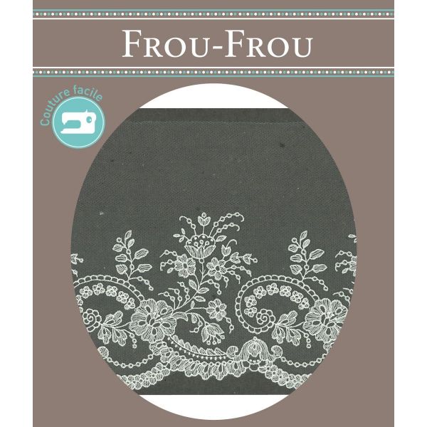 Dentelle Tulle Polyester Frou-Frou 170mm Tulle Blanc cassé 1319-170-3 image