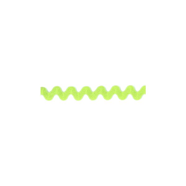 Ruban Croquet Zigzag Polyester Frou Frou Vert Aniss 1479-0-21 petite image
