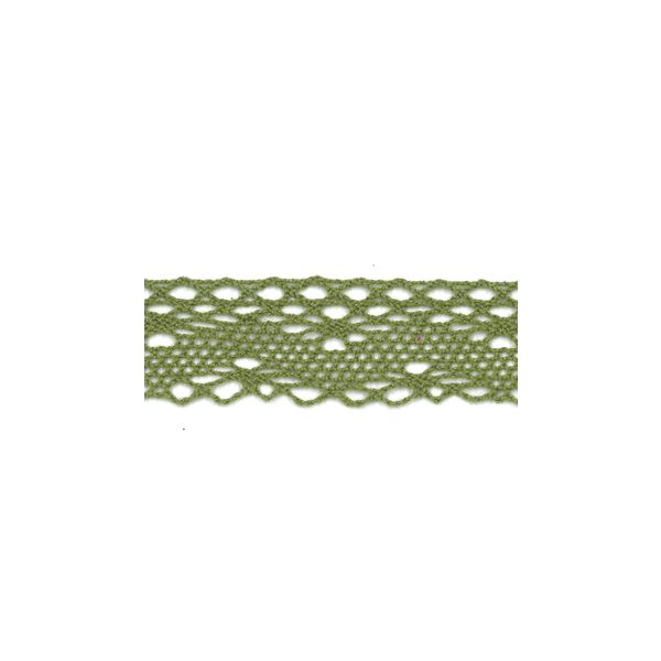 Dentelle Coton Frou-Frou 20mm Vert pomme 1701-20-19 petite image