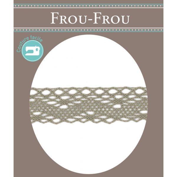 Dentelle Coton Frou-Frou 20mm Beige clair 1701-20-32 image