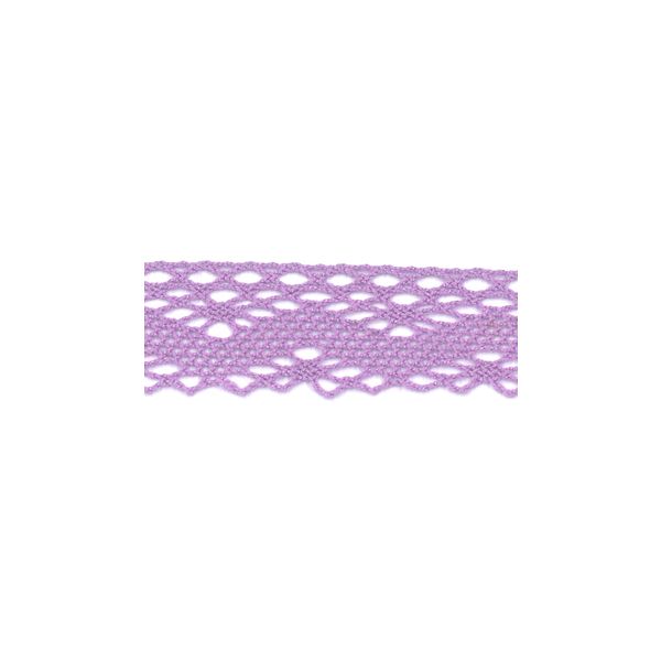 Dentelle Coton Frou-Frou 20mm Parme 1701-20-60 petite image