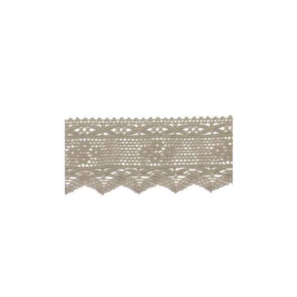 Dentelle Coton Frou-Frou 45mm Beige clair 1702-45-32 petite image