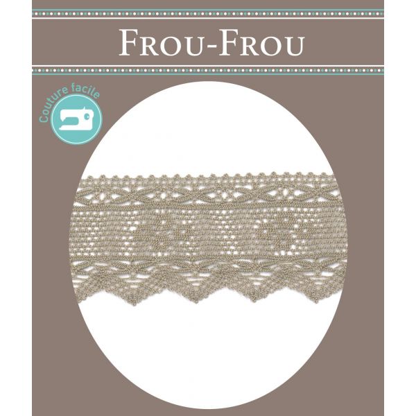 Dentelle Coton Frou-Frou 45mm Beige clair 1702-45-32 image