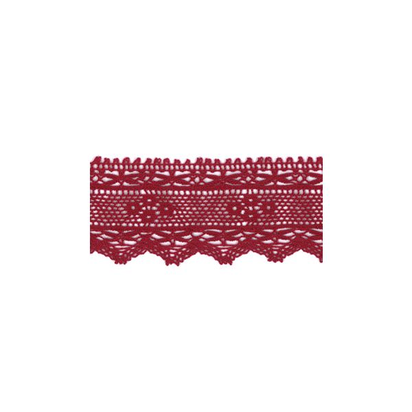 Dentelle Coton Frou-Frou 45mm Bordeaux glamour 1702-45-52 petite image