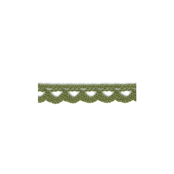 Dentelle Galon Coton Frou-Frou 8mm Kaki 1703-8-19 petite image