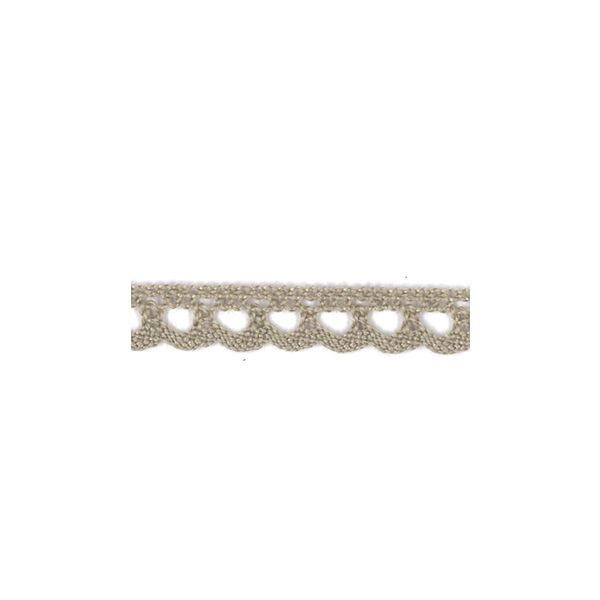 Dentelle Galon Coton Frou-Frou 8mm Beige clair 1703-8-32 petite image