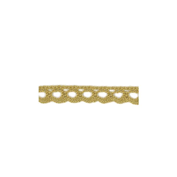 Dentelle Galon Coton Frou-Frou 8mm Moutarde 1703-8-34 petite image
