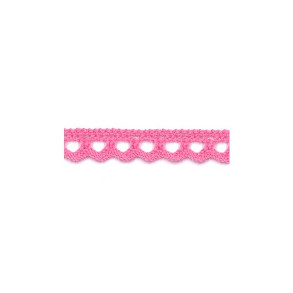 Dentelle Galon Coton Frou-Frou 8mm Rose 1703-8-46 petite image