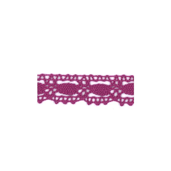 Dentelle Galon Coton Frou-Frou 19mm Rose prune 1704-19-47 petite image