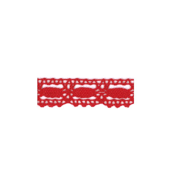 Dentelle Galon Coton Frou-Frou 19mm Rouge vif 1704-19-50 petite image