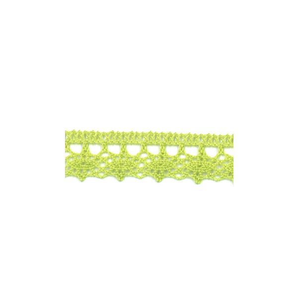 Dentelle Galon Fantaisie Coton Frou-Frou 12mm Vert pomme 1785-0-21 petite image