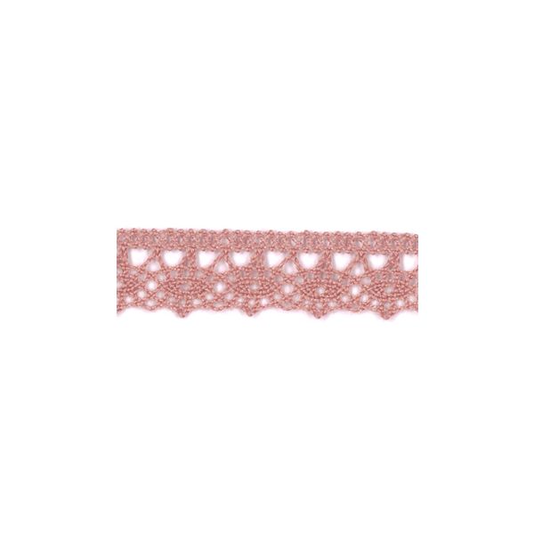 Dentelle Galon Fantaisie Coton Frou-Frou 12mm Rose poudré 1785-0-45 petite image