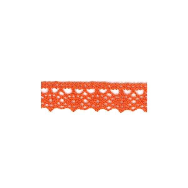 Dentelle Galon Fantaisie Coton Frou-Frou 12mm Orange 1785-0-56 petite image