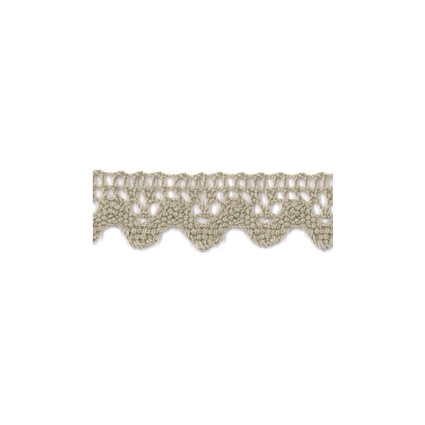 Dentelle Galon Coton Frou-Frou 12mm Beige clair 1786-0-32 petite image