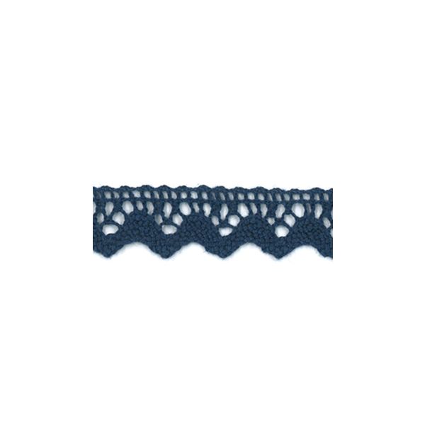 Dentelle Galon Coton Frou-Frou 12mm Bleu foncé 1786-0-4 petite image