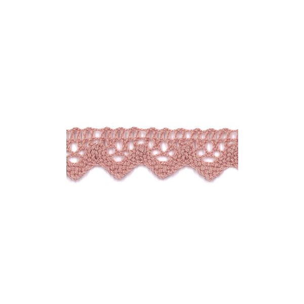 Dentelle Galon Coton Frou-Frou 12mm Rose poudré 1786-0-45 petite image