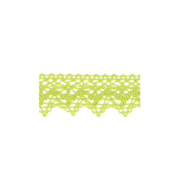 Dentelle Galon Coton Frou-Frou 25mm Vert pomme 1787-0-21 petite image