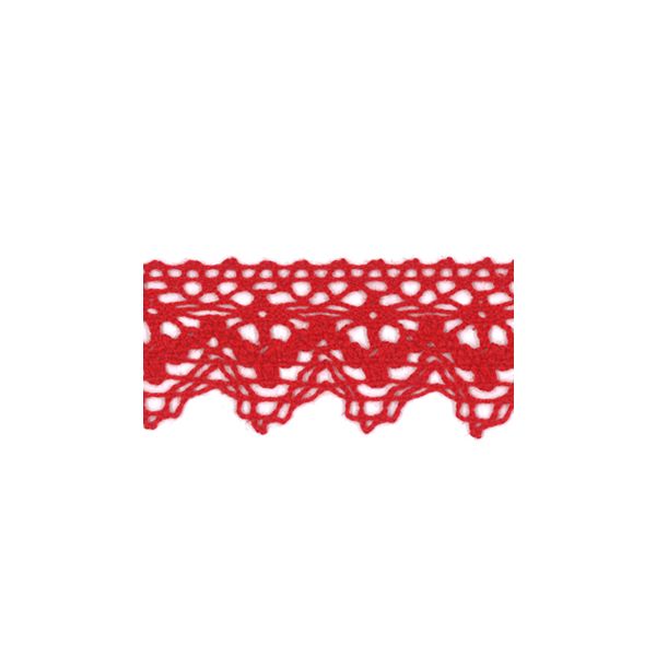 Dentelle Galon Coton Frou-Frou 25mm Rouge vif 1787-0-50 petite image