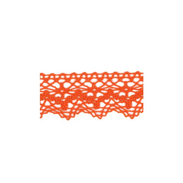 Dentelle Galon Coton Frou-Frou 25mm Orange 1787-0-56 petite image