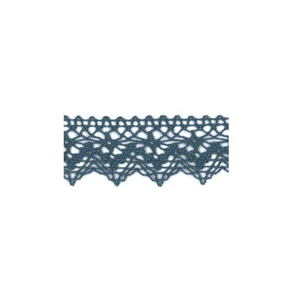 Dentelle Galon Coton Frou-Frou 25mm Bleu Gris 1787-0-7 petite image