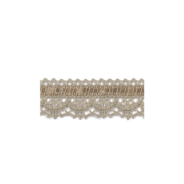 Dentelle entrelacée Satin- Coton Frou-Frou 21mm entrelacée Blanc 1865-21-32 petite image
