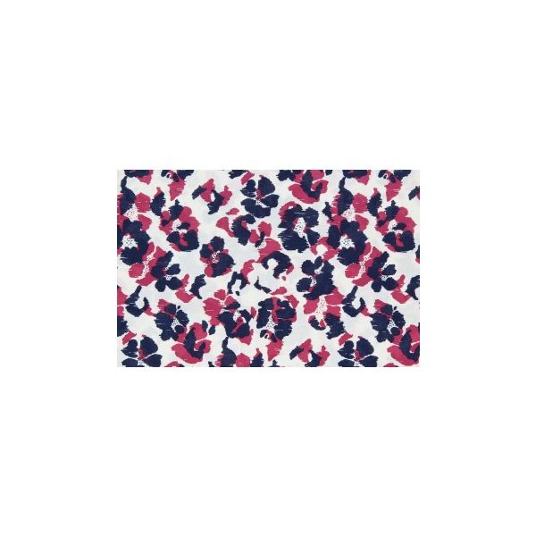 TISSU FROU-FROU BLOSSOM GAMME EMPREINTES Bleu marine BORDEAUX GLAMOUR 2703-0-2 image