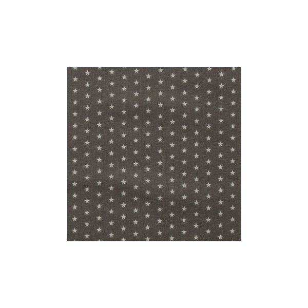 TISSU FROU-FROU ETOILES TAUPE FONCE 2900-0-101 petite image