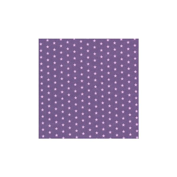 TISSU FROU-FROU ETOILES LAVANDE ROSEE FONCE 2900-0-105 petite image