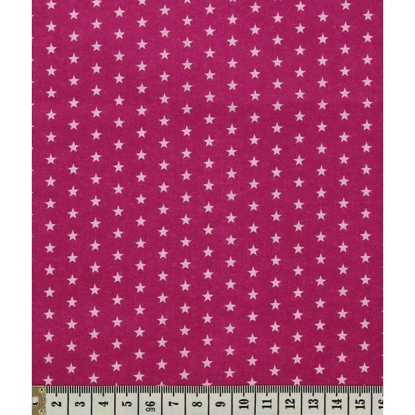 TISSU FROU-FROU ETOILES CAMELIA FONCE 2900-0-107 image