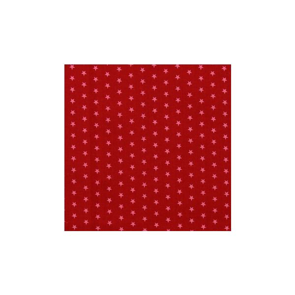 TISSU FROU-FROU ETOILES RUBIS ECLATANT FONCE 2900-0-108 petite image